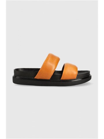Pantofle Vagabond Shoemakers ERIN dámské oranžová barva