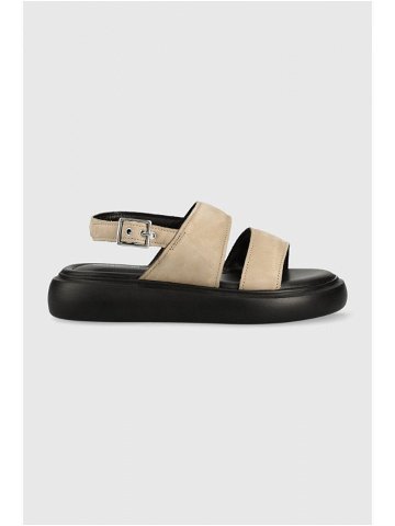 Semišové sandály Vagabond Shoemakers BLENDA dámské béžová barva 5519 550 07
