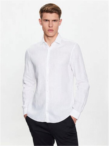 Calvin Klein Košile Solid K10K109286 Bílá Slim Fit