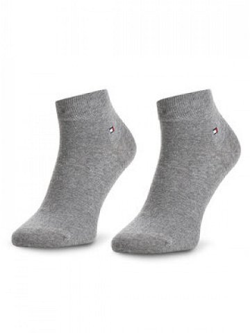 Tommy Hilfiger Sada 2 párů pánských nízkých ponožek 342025001 Šedá