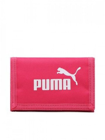 Puma Velká dámská peněženka Phase Wallet 075617 63 Růžová