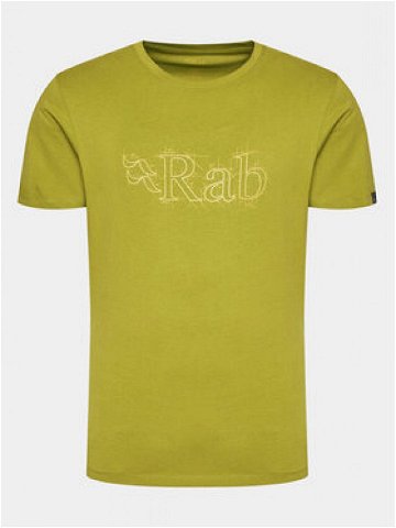 Rab T-Shirt Stance QCB-33 Zelená Regular Fit