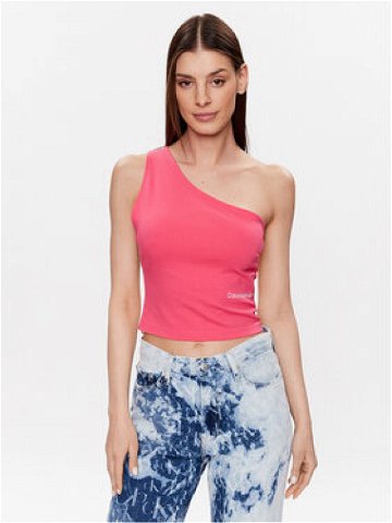 Calvin Klein Jeans Top J20J220788 Růžová Slim Fit
