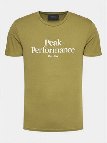 Peak Performance T-Shirt Original G77692390 Zelená Slim Fit