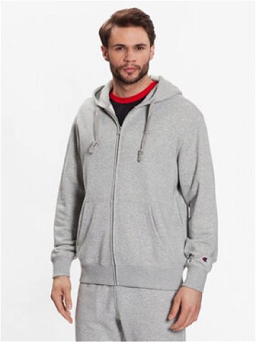 Champion Mikina Embroidered 218493 Šedá Relaxed Fit