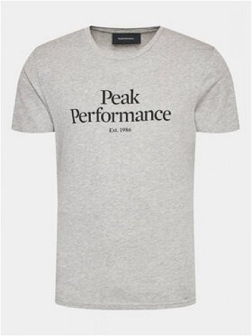 Peak Performance T-Shirt Original G77692090 Šedá Slim Fit