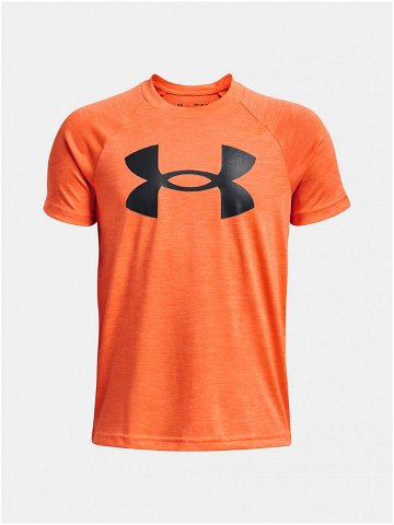 Oranžové klučičí sportovní tričko Under Armour UA Tech Twist SS