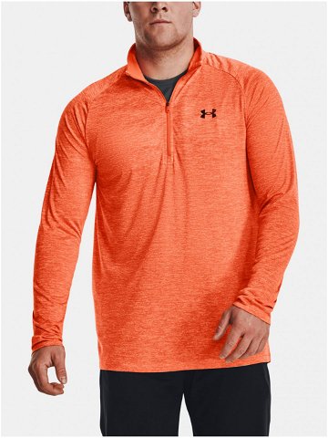 Oranžové sportovní tričko Under Armour UA Tech 2 0 1 2 Zip