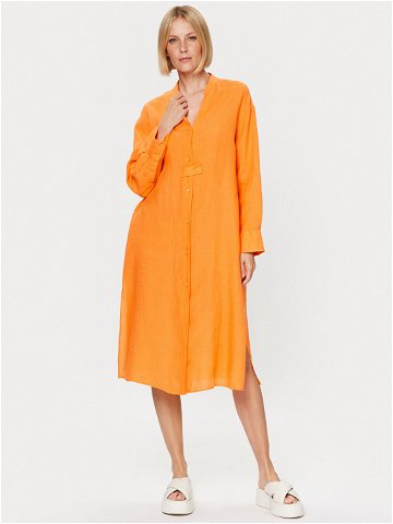 Seidensticker Košilové šaty 60 134909 Oranžová Regular Fit