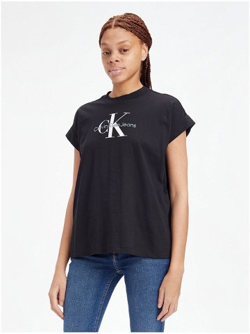 Černé dámské tričko Calvin Klein Jeans