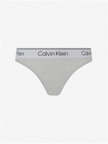 Světle šedá dámská tanga Calvin Klein Underwear
