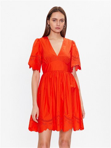 TWINSET Letní šaty 231TT2301 Oranžová Regular Fit