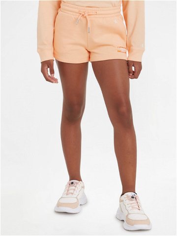 Calvin Klein Jeans Šortky dětské Oranžová