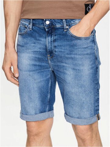 Calvin Klein Jeans Džínové šortky J30J322784 Modrá Slim Fit