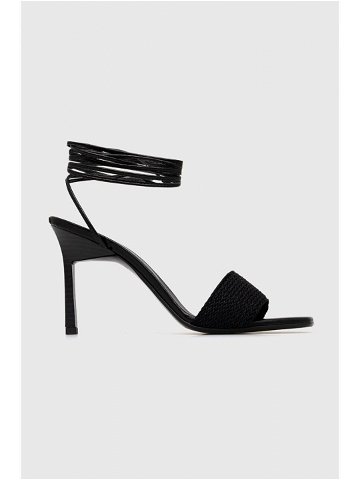 Sandály Calvin Klein GEO STIL GLADI SANDAL 90HH černá barva HW0HW01467