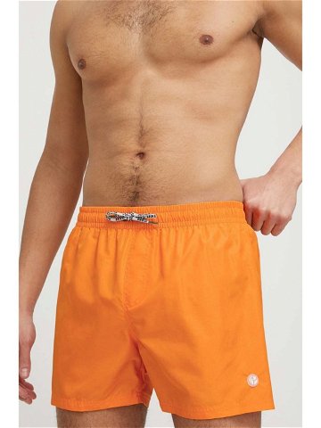 Plavkové šortky Pepe Jeans oranžová barva