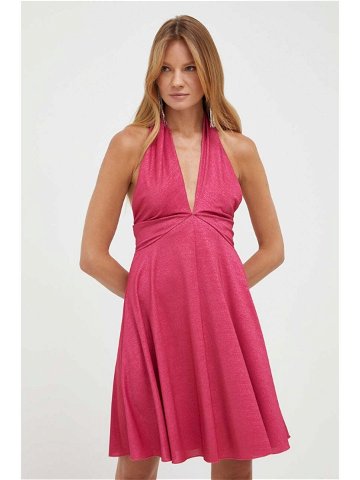 Šaty MAX & Co růžová barva mini
