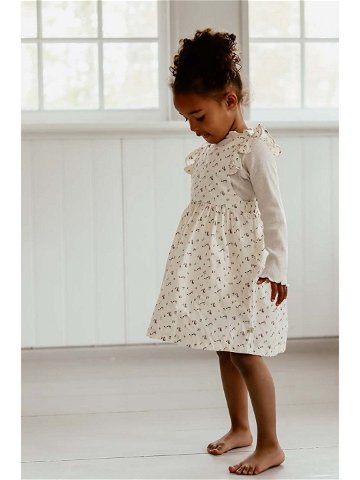 Dětské bavlněné šaty That s mine 9028 béžová barva mini CHANA