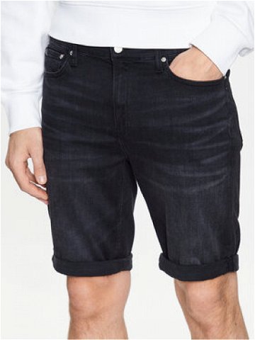 Calvin Klein Jeans Džínové šortky J30J322789 Černá Slim Fit