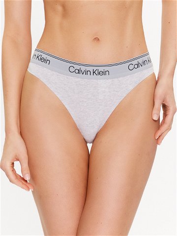 Calvin Klein Underwear Kalhotky string 000QF7188E Šedá