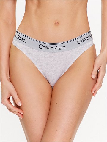 Calvin Klein Underwear Brazilské kalhotky 000QF7189E Šedá