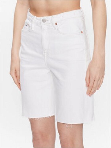 Tommy Jeans Džínové šortky Harper DW0DW15595 Bílá Regular Fit