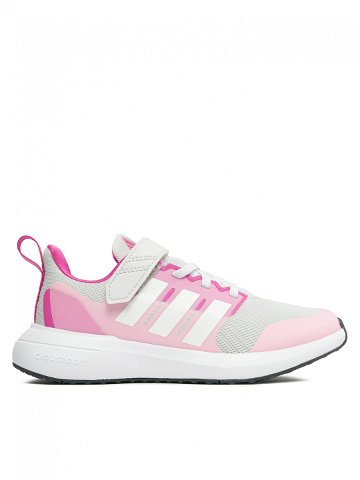 Adidas Sneakersy Fortarun 2 0 Cloudfoam Sport Running Elastic Lace Top Strap Shoes HR0290 Šedá