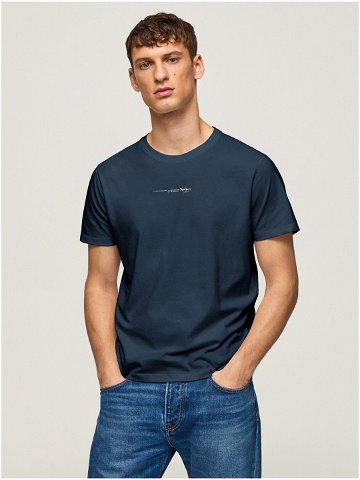 Tmavě modré pánské tričko Pepe Jeans