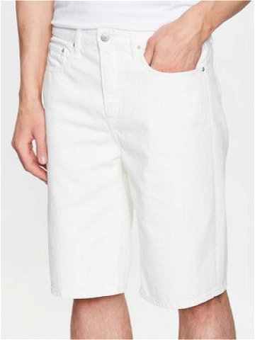 Calvin Klein Jeans Džínové šortky J30J322776 Bílá Relaxed Fit