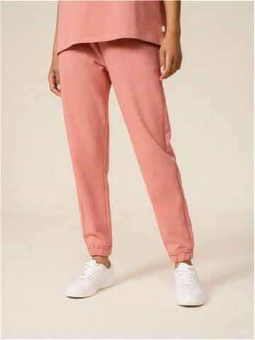Outhorn Teplákové kalhoty OTHSS23TTROF173 Růžová Regular Fit