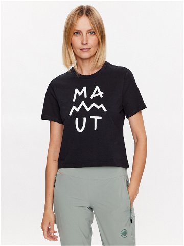 Mammut Funkční tričko 1017-05170 Černá Regular Fit