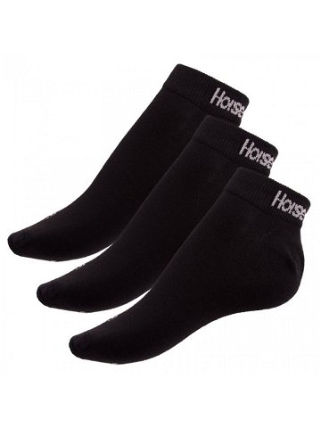 3PACK ponožky Horsefeathers rapid černé S