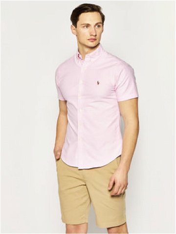 Polo Ralph Lauren Košile Classics 710787736 Růžová Slim Fit