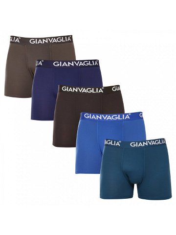 5PACK pánské boxerky Gianvaglia vícebarevné GVG-5007 M