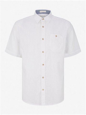 Bílá pánská lněná košile Tom Tailor