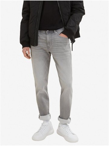 Světle šedé pánské slim fit džíny Tom Tailor