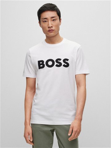 Boss T-Shirt Tiburt 345 50486200 Bílá Regular Fit