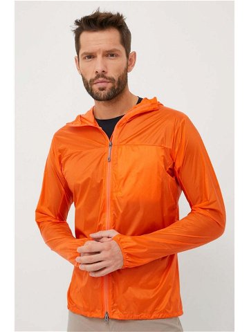 Nepromokavá bunda Houdini Come Along pánská oranžová barva přechodná