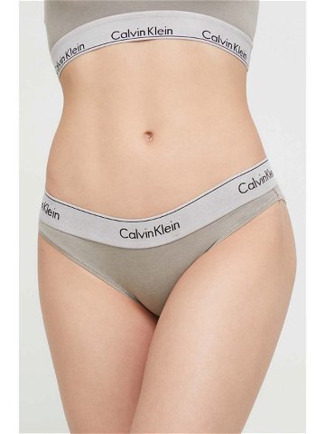 Kalhotky Calvin Klein Underwear šedá barva
