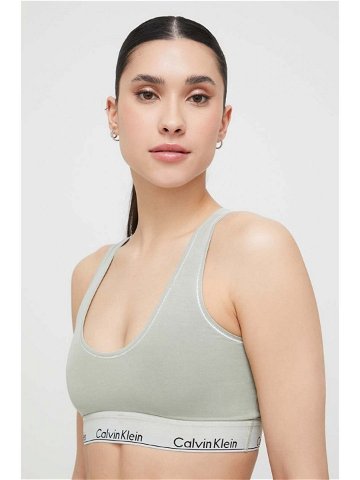 Podprsenka Calvin Klein Underwear zelená barva