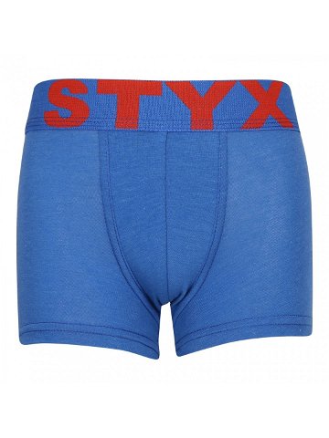 Dětské boxerky Styx sportovní guma modré GJ967 4-5 let