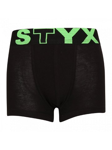 Dětské boxerky Styx sportovní guma černé GJ962 4-5 let