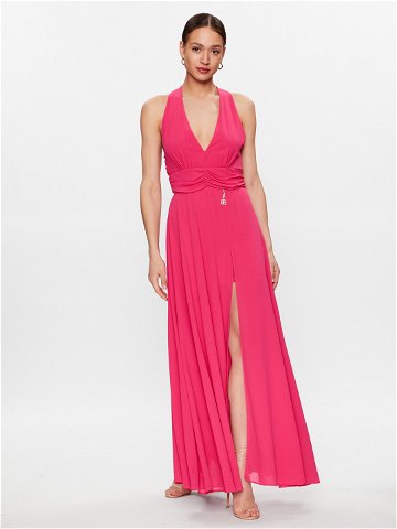 Fracomina Večerní šaty FQ23SD3004W41201 Růžová Regular Fit