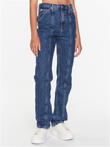 Calvin Klein Jeans Jeansy J20J220634 Tmavomodrá Straight Fit