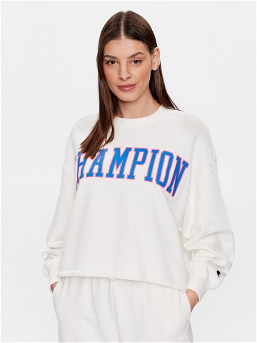 Champion Mikina 116082 Bílá Relaxed Fit
