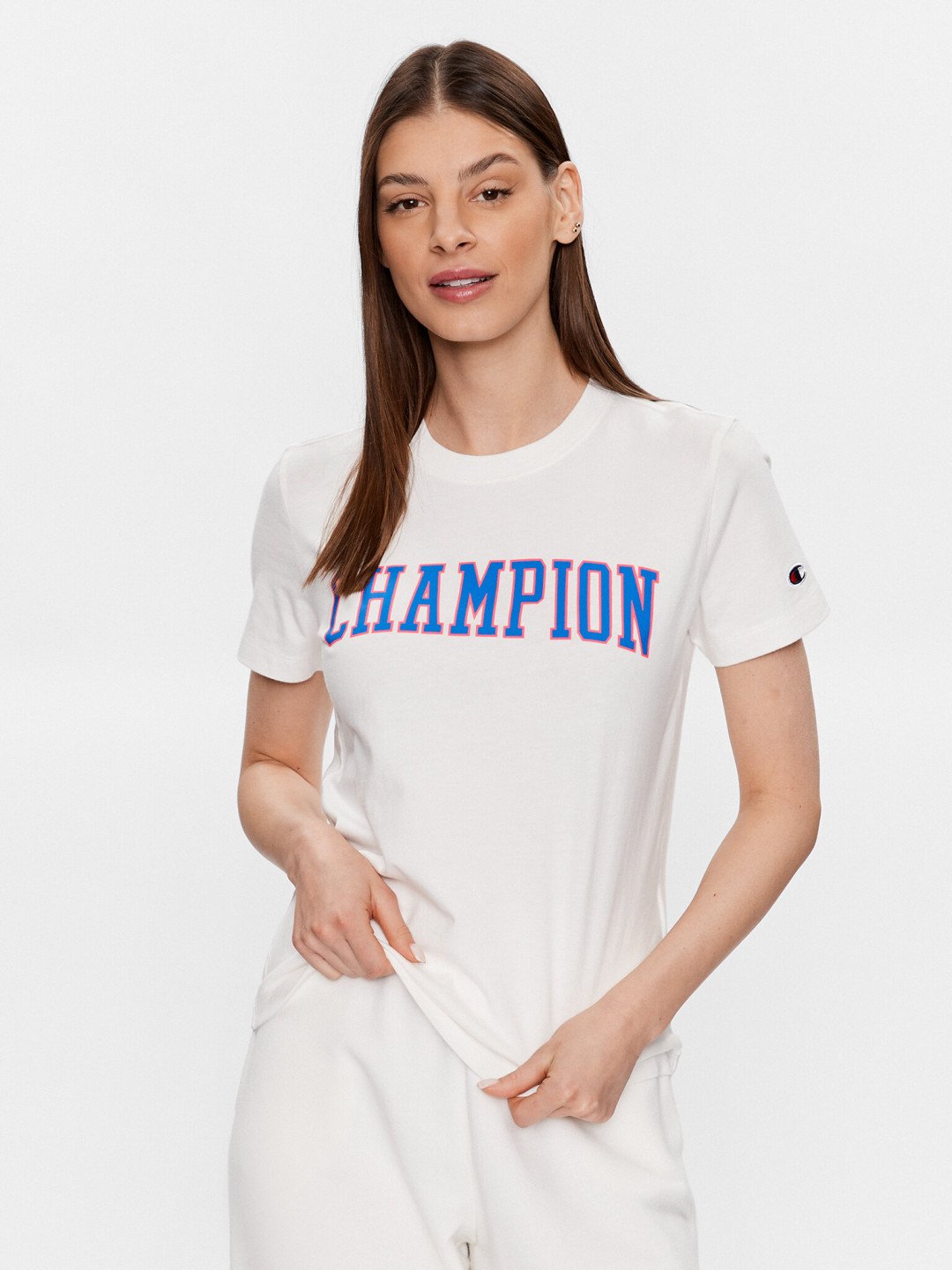 Champion T-Shirt 116084 Bílá Regular Fit
