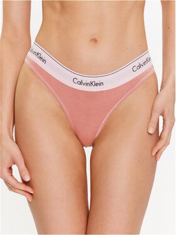 Calvin Klein Underwear Kalhotky string 000QF7208E Růžová