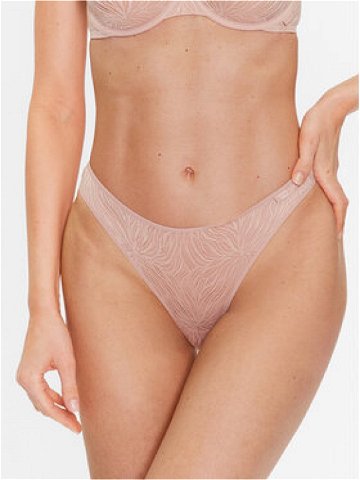 Calvin Klein Underwear Kalhotky string 000QF6878E Béžová