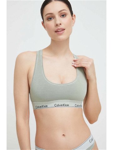 Podprsenka Calvin Klein Underwear zelená barva