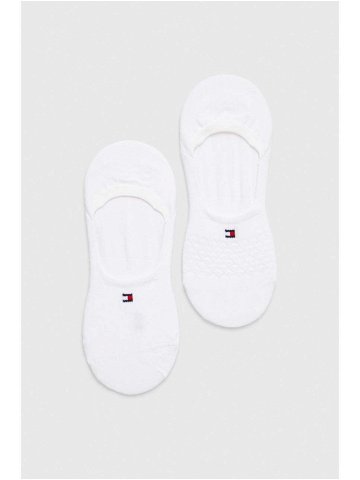 Ponožky Tommy Hilfiger 2-pack dámské bílá barva
